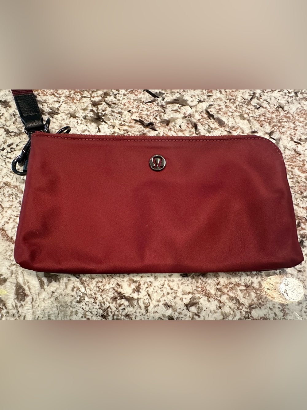 Lululemon Burgundy Wristlet Pouch - Picture 3 of 8